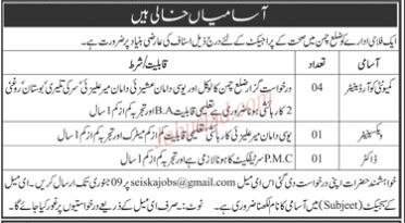 New Govt Jobs Private Health Project In Chaman January 2025 